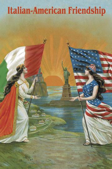 Italian American Friendship 20x30 poster