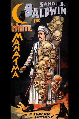 Samri S. Baldwin, the white mahatma and a superb company 20x30 poster