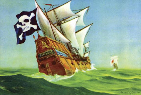 Pirate Ship 20x30 poster