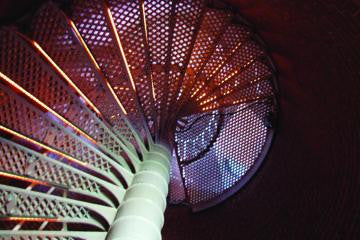 Lighthouse Stairs 20x30 poster