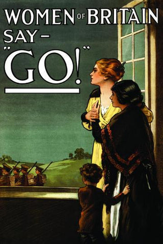 Women of Britain say GO! 20x30 poster