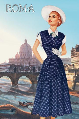 Roma Vatican View Fashion II 20x30 poster