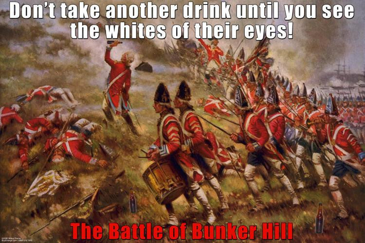 Dont Take Another Drink until you see the Whites of their eyes 20x30 poster