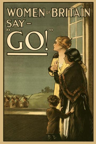 Women of Britain say GO! 20x30 poster