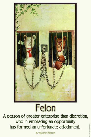 Felon 20x30 poster