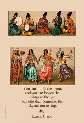 You can muffle the drume 20x30 poster