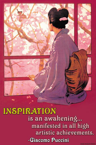 Inspiration Madame Butterfly 20x30 poster