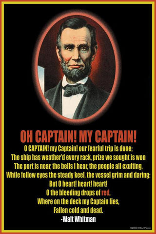 Oh Captain, my captain! 20x30 poster