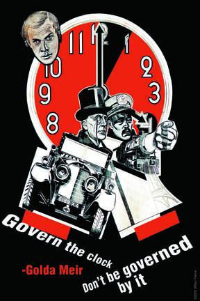 Govern the Clock 20x30 poster