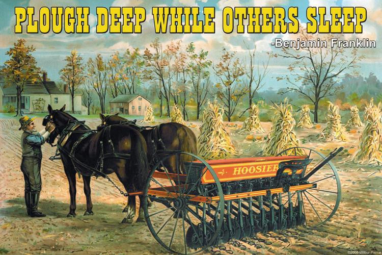 Plough Deep 20x30 poster