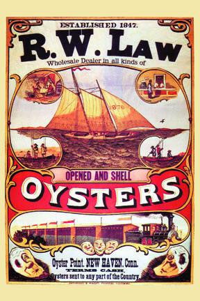 R.L. Law Oysters 20x30 poster