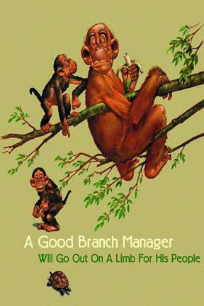 Branch Manager 20x30 poster