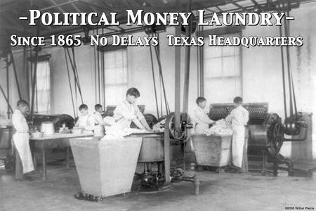 Politcal Money Laundry 20x30 poster