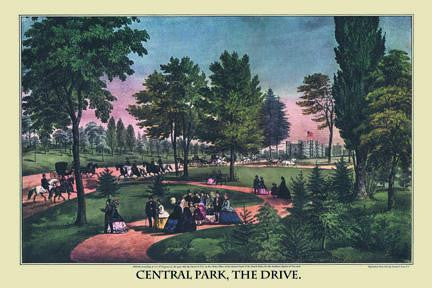 Central Park; The Drive 20x30 poster