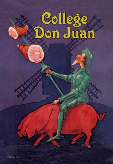 College Don Juan 20x30 poster