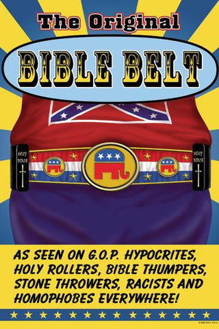 Bible Belt 20x30 poster