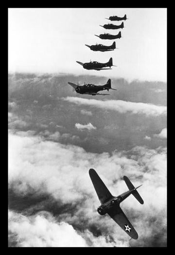 Douglas Dauntless Dive Bombers 20x30 poster