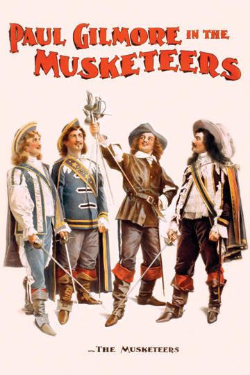 The Musketeers 20x30 poster