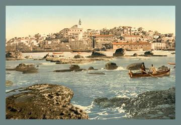 The Holy Land - From the Sea 20x30 poster