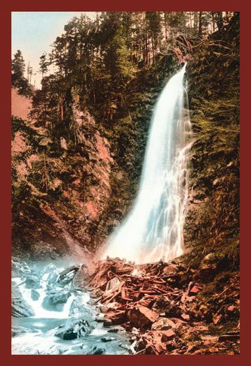 Valley of Lys and Cascade de Cocur 20x30 poster