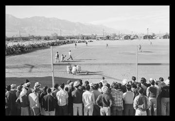 Baseball Game at Manzanar 20x30 poster