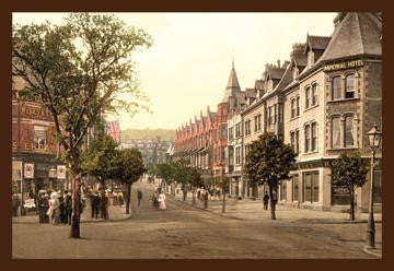 Station Road, Cowlyn Bay, Wales 20x30 poster