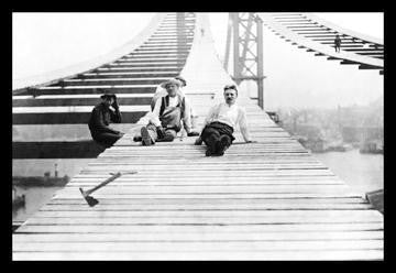 Footpaths on New Manhattan Bridge 20x30 poster