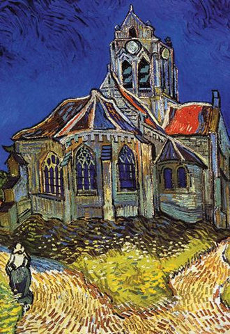 The Church at Auvers 20x30 poster