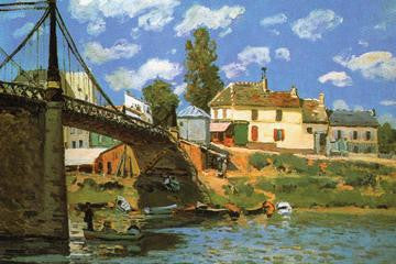 The Bridge at Villeneuve-la-Garenne 20x30 poster