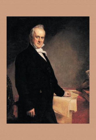 James Buchanan 20x30 poster