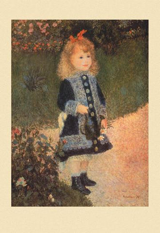 A Girl with a Watering Can 20x30 poster