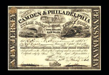 The Camden & Philadelphia Steam Boat Ferry Company 20x30 poster