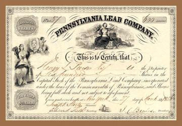 Pennsylvania Lead Company 20x30 poster