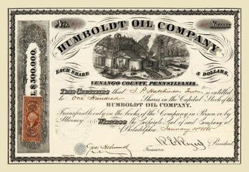 Humboldt Oil Company 20x30 poster