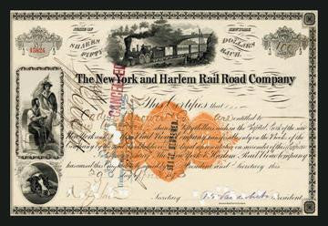 The New York and Harlem Rail Road Company 20x30 poster