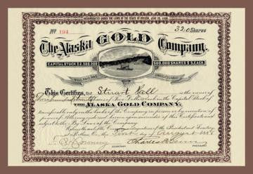 The Alaska Gold Company 20x30 poster