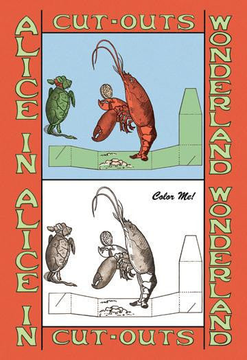 Alice in Wonderland: Lobster - Color Me! 20x30 poster