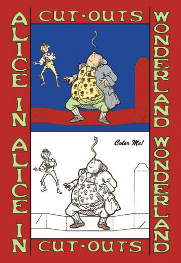 Alice in Wonderland: Father William Balances an Eel - Color Me! 20x30 poster