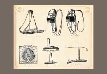 Bridles, Breaching and Breast Collars 20x30 poster