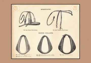 Breeching and Horse Collars 20x30 poster