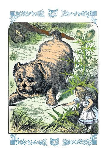 Alice in Wonderland: Alice and the Enormous Puppy 20x30 poster