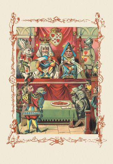 Alice in Wonderland: The King and Queens Court 20x30 poster