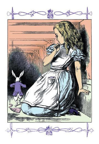 Alice in Wonderland: Alice Watches the White Rabbit 20x30 poster