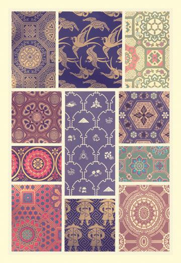 Japanese Patterns #3 20x30 poster