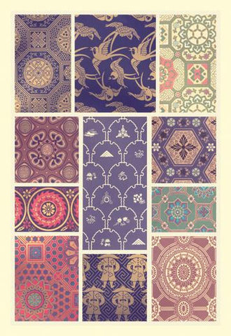 Japanese Patterns #3 20x30 poster