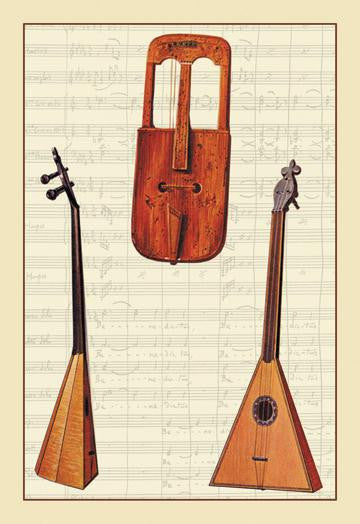 Welsh Creuth, Russian Balalaka 20x30 poster