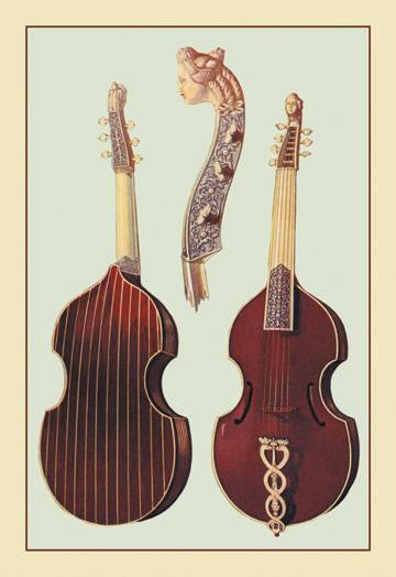 Viola da Gamba 20x30 poster