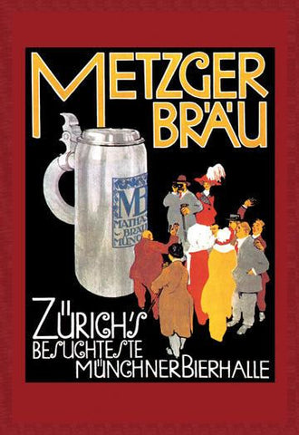 Metzger Blau 20x30 poster