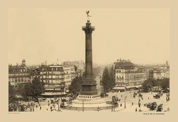 Bastille Place - July Column 20x30 poster