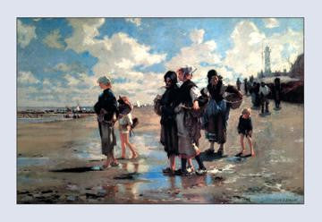 Oyster Gatherers of Cancale 20x30 poster